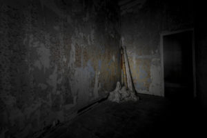 interior of an apartment with abandoned walls, ceilings and floors in the center of a European city interior of an apartment with abandoned walls, ceilings and floors in the center of a European city